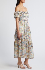dress with floral print