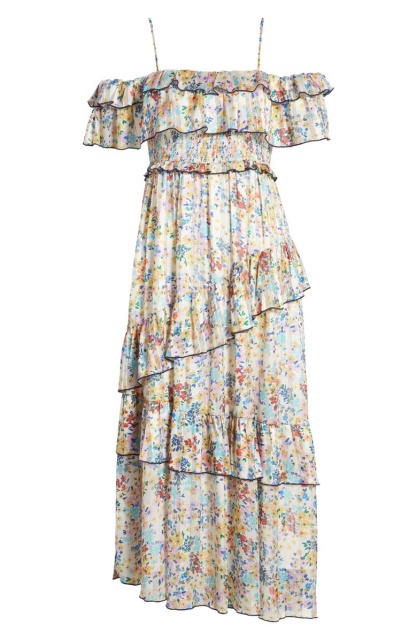 dress with floral print
