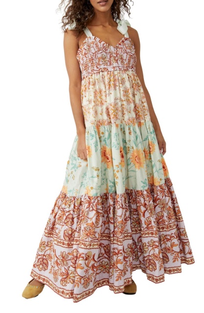 dress with floral print