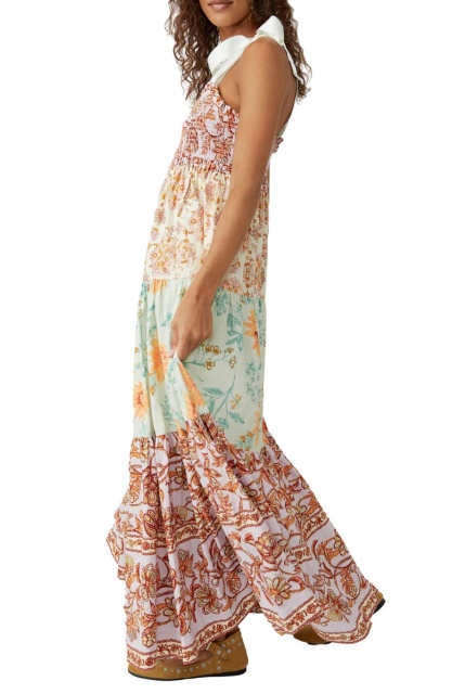 dress with floral print
