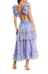 dress with floral print
