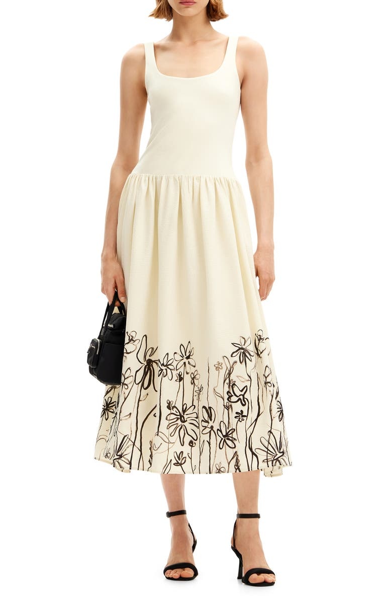 dress with floral print