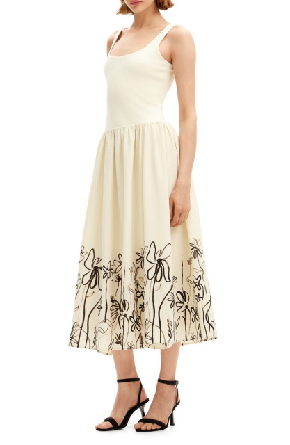 dress with floral print