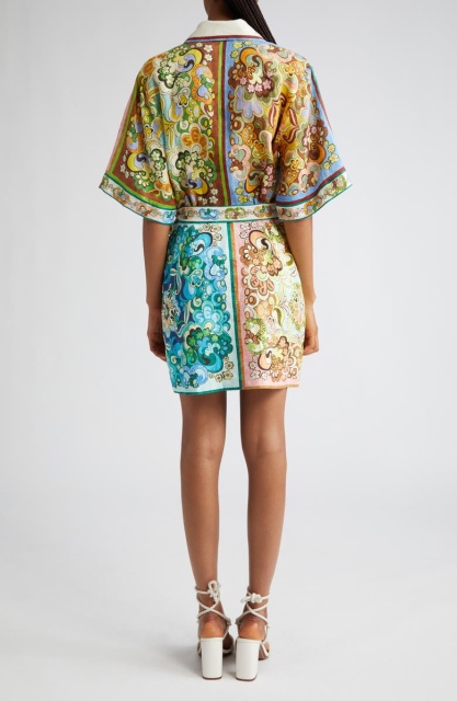 dress with floral print