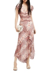 dress with floral print