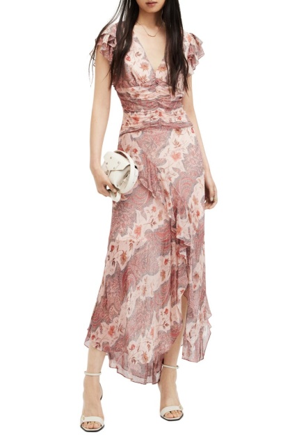 dress with floral print