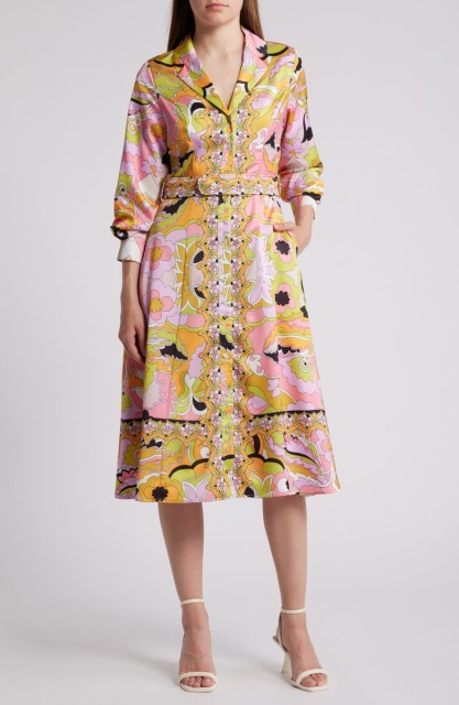 dress with floral print