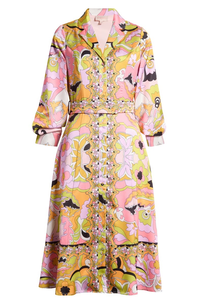 dress with floral print