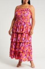 dress with floral print