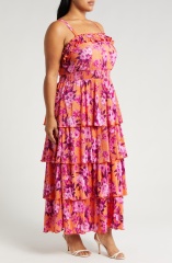 dress with floral print