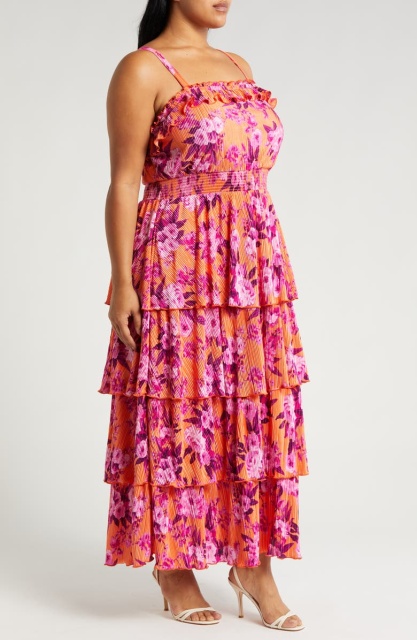 dress with floral print