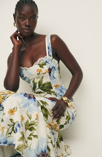 dress with floral print