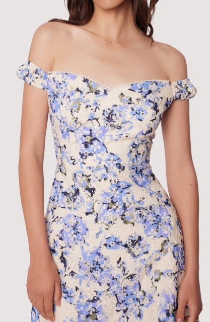 dress with floral print