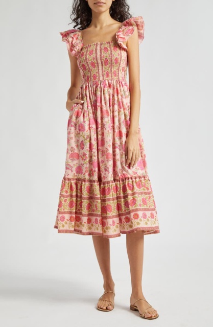dress with floral print