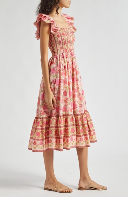 dress with floral print