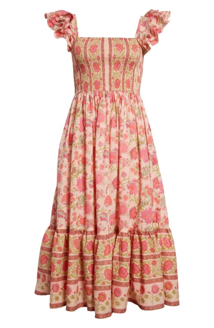 dress with floral print
