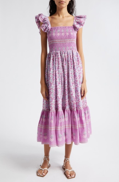 dress with floral print