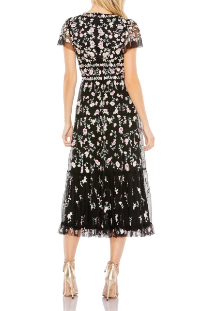 dress with floral print