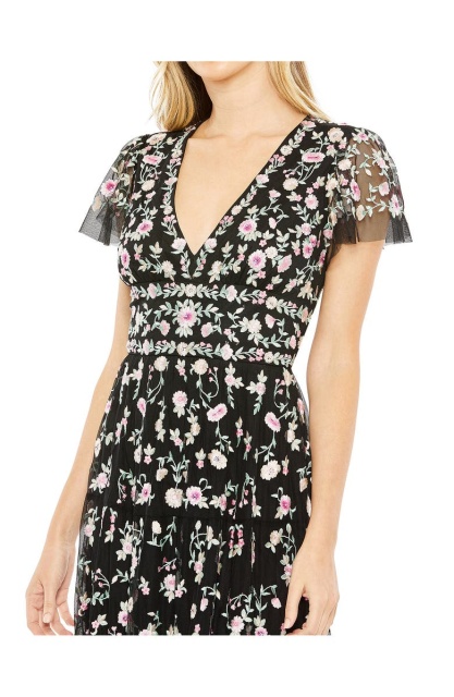dress with floral print
