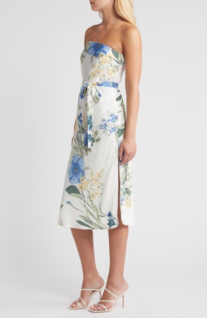 dress with floral print