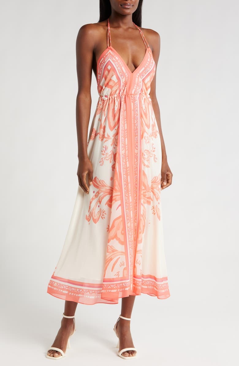dress with floral print