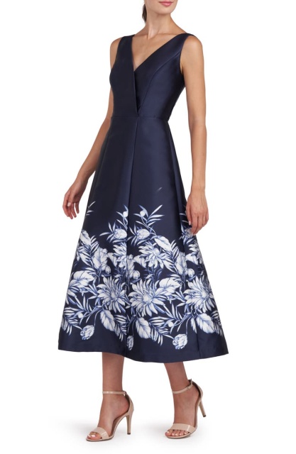 dress with floral print