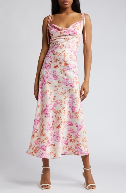 dress with floral print