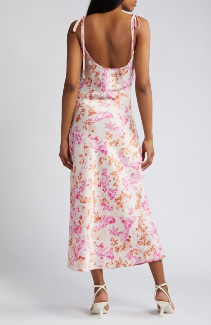dress with floral print