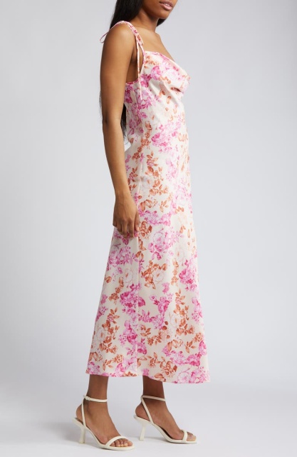 dress with floral print