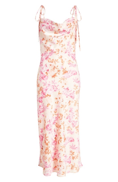 dress with floral print