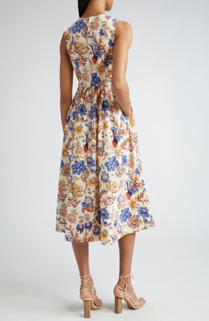 dress with floral print