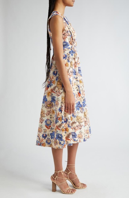 dress with floral print