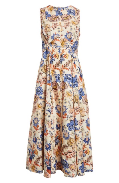 dress with floral print