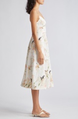 dress with floral print