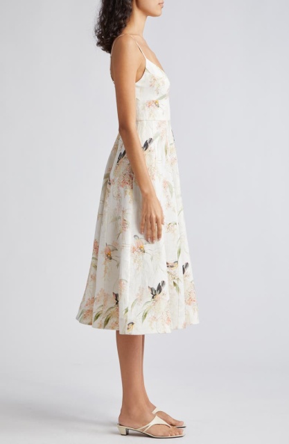 dress with floral print
