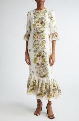 dress with floral print