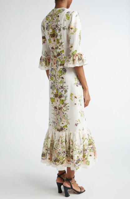 dress with floral print