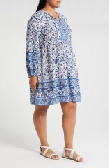 dress with floral print
