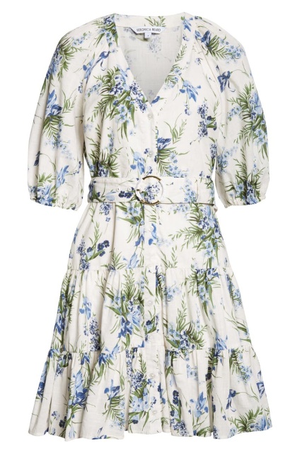 dress with floral print