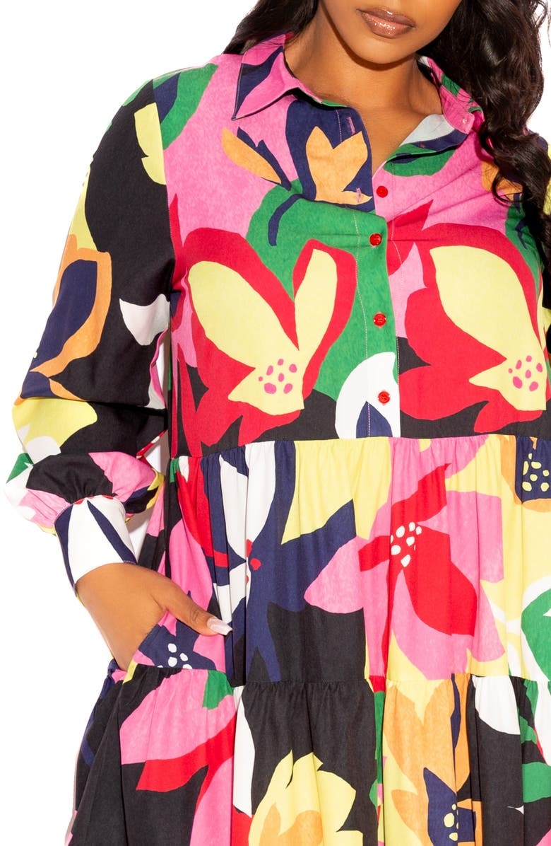 dress with floral print
