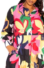 dress with floral print