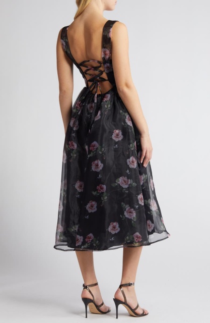 dress with floral print