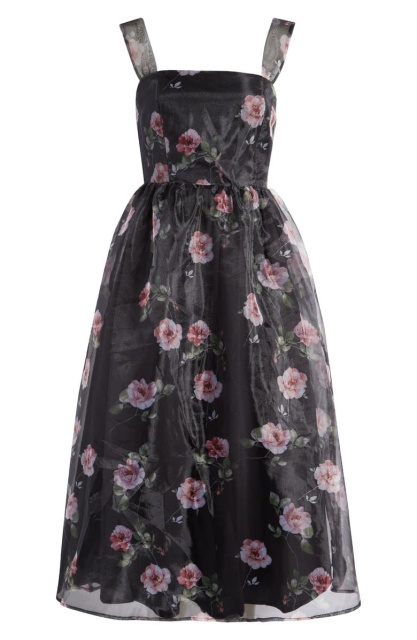 dress with floral print
