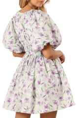 dress with floral print