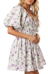 dress with floral print