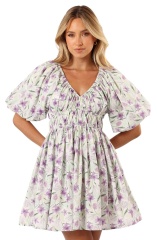 dress with floral print