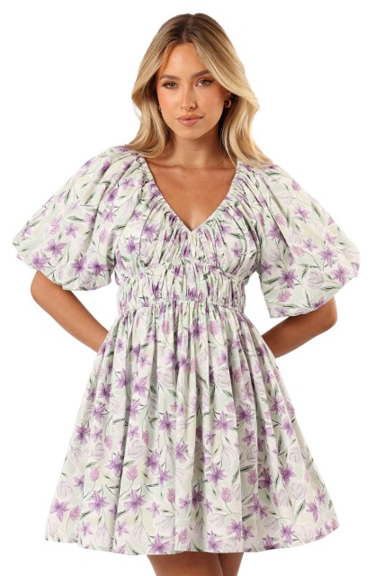 dress with floral print
