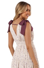 dress with floral print