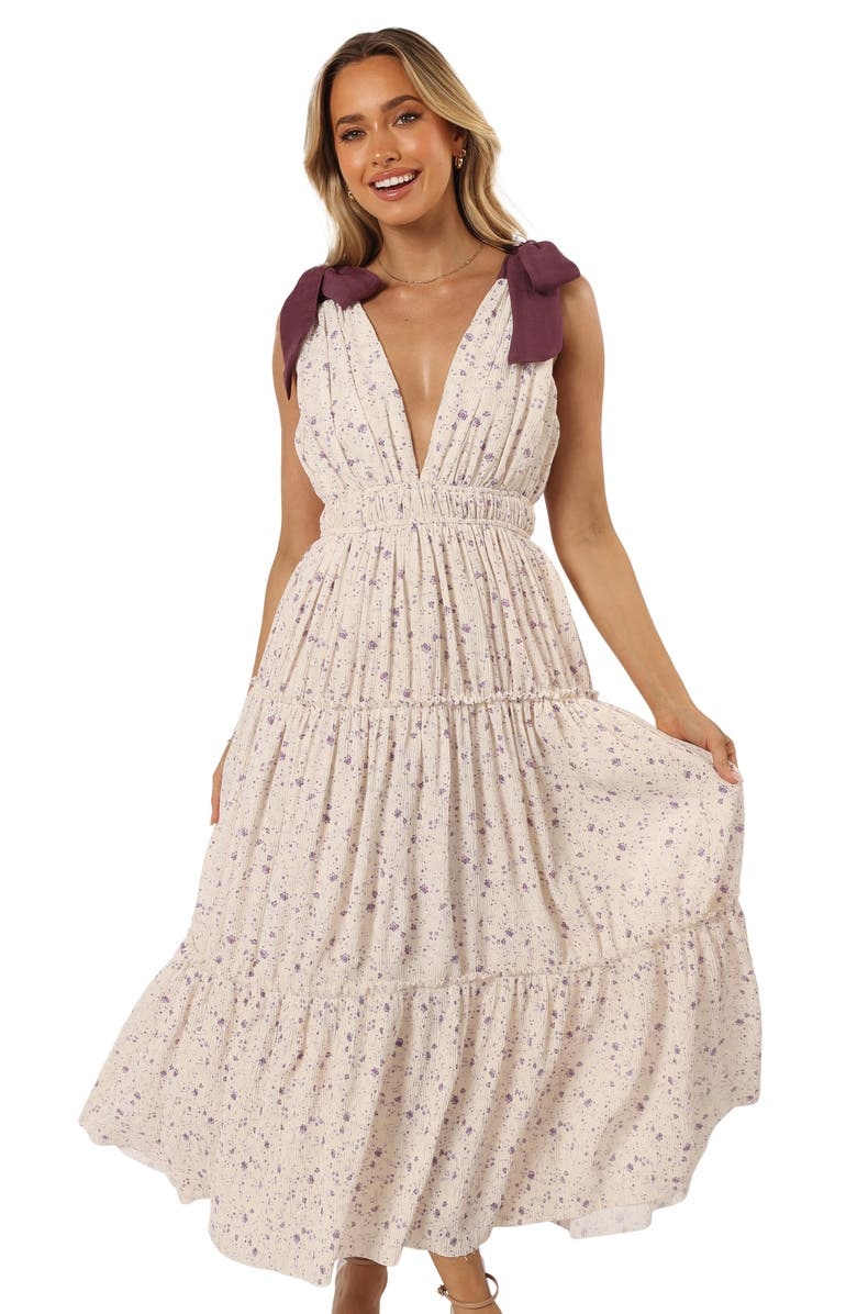 dress with floral print