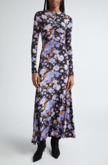 dress with floral print